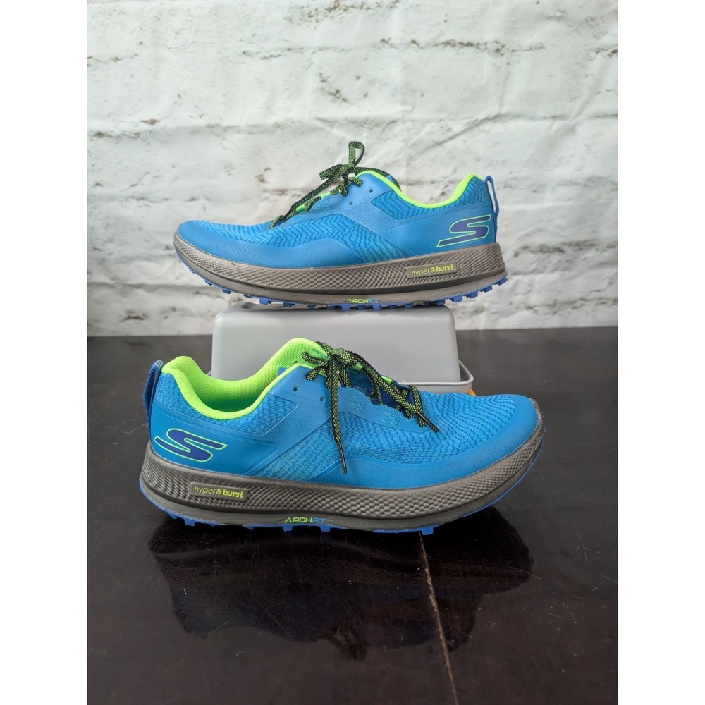Skechers Go Run Razor TRL 2 Mens Size 8.5 Blue 246077 Running Shoe Goodyear